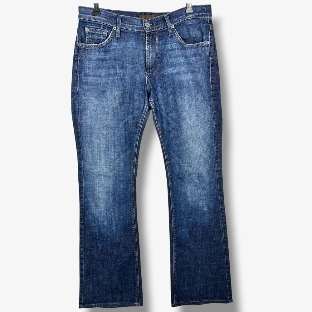 James Bootcut Jeans Women 32x30 Dry Aged Hector Rogue Flare Mid-Rise Made In USA